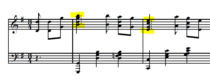 excerpt from sheet music