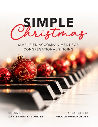 Simple Christmas book cover